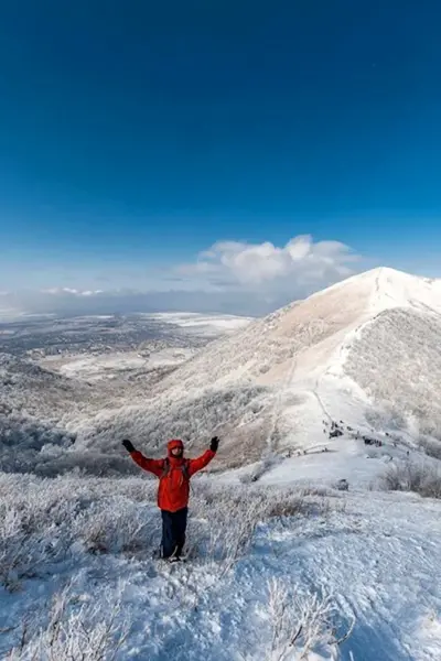 Гора Бештау Пятигорск зимой