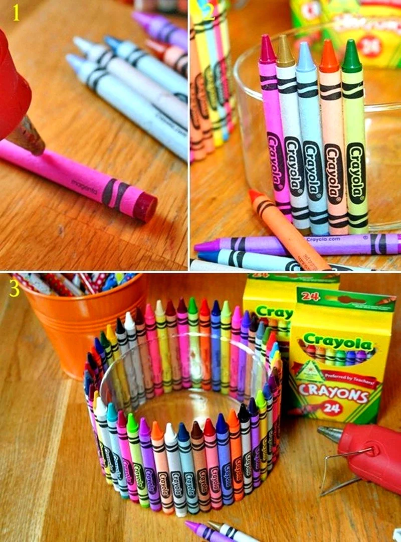 Самоделки из цветных карандашей
