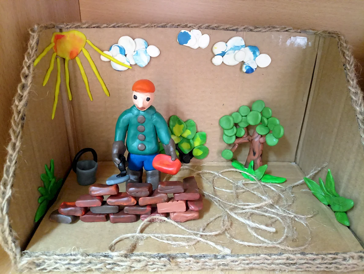 В детском саду № дети делали поделки своими руками :: garant-artem.ru