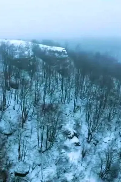 Воргольские скалы Елец зимой