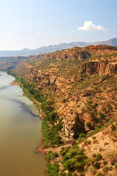 Река Аббай в Эфиопии